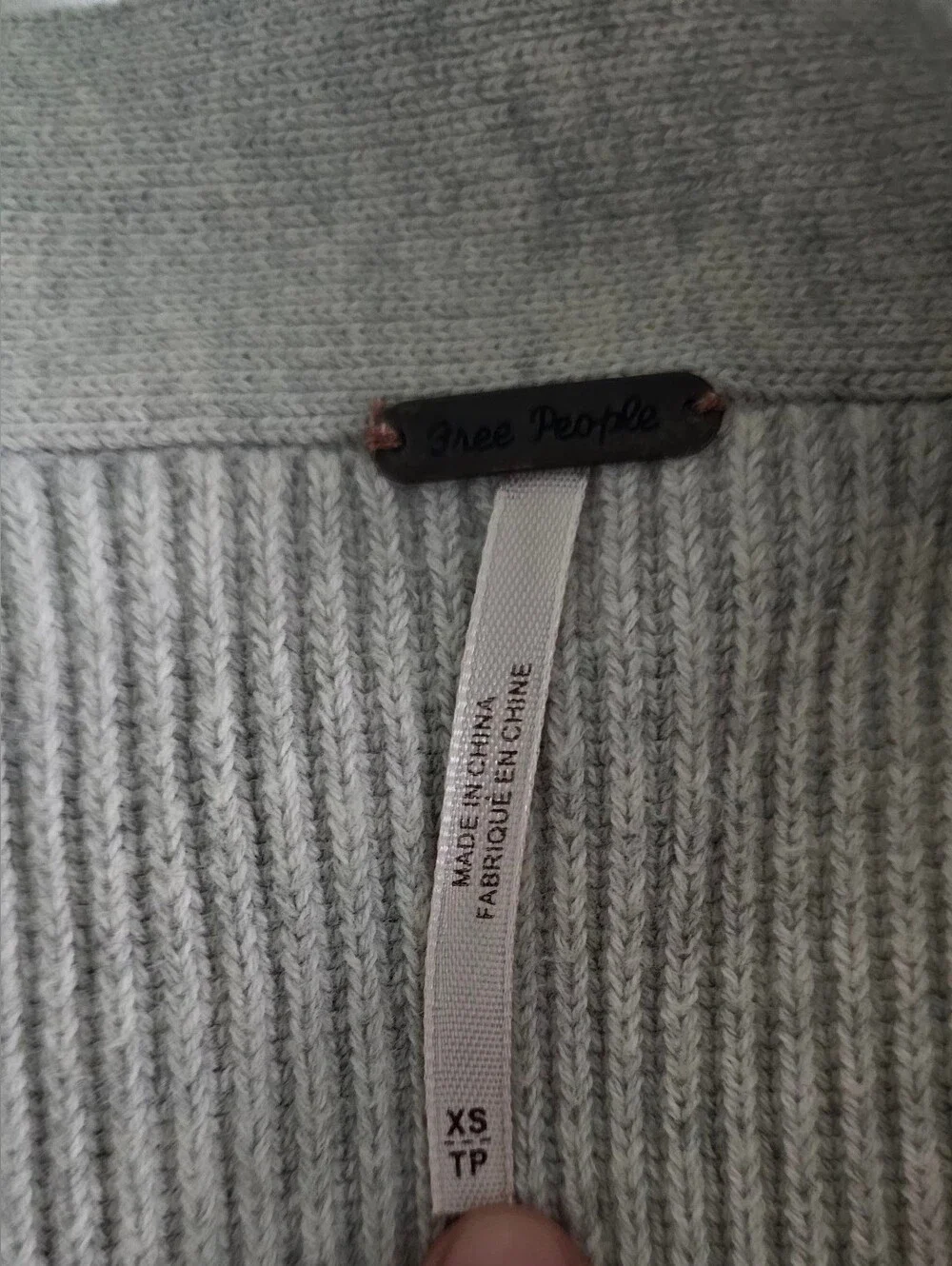 Free People longline ribbed